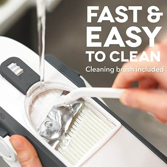 Five-in-one vegetable slicer, cut, slice, plan and chop, make it easy!