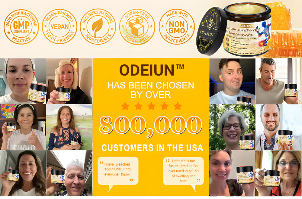 🎁Flash Sale - Odeiun™ Botulinum Toxin & Bee Venom Pain-Relief Bone Healing Cream
