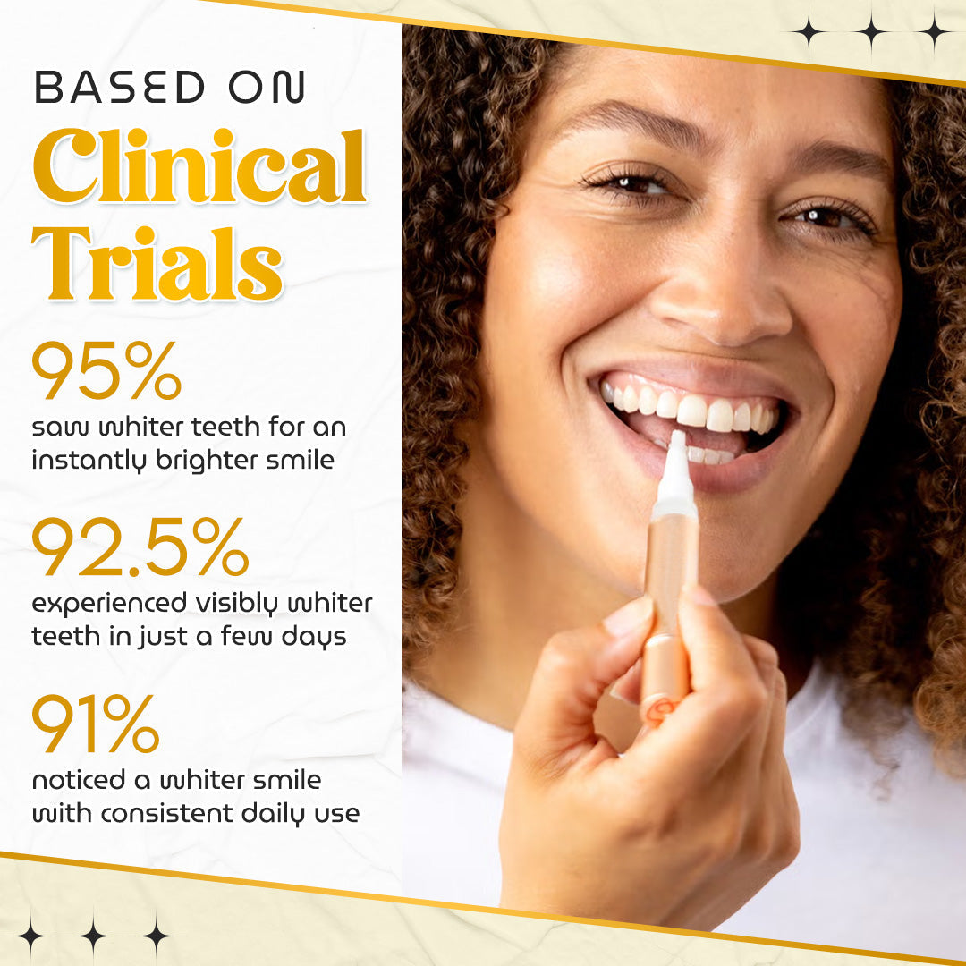 Seurico™ RadiantWhite Whitening Pen — Dual-Peroxide + Xylitol Formula-Brighter Smiles in Days — Anytime, Anywhere