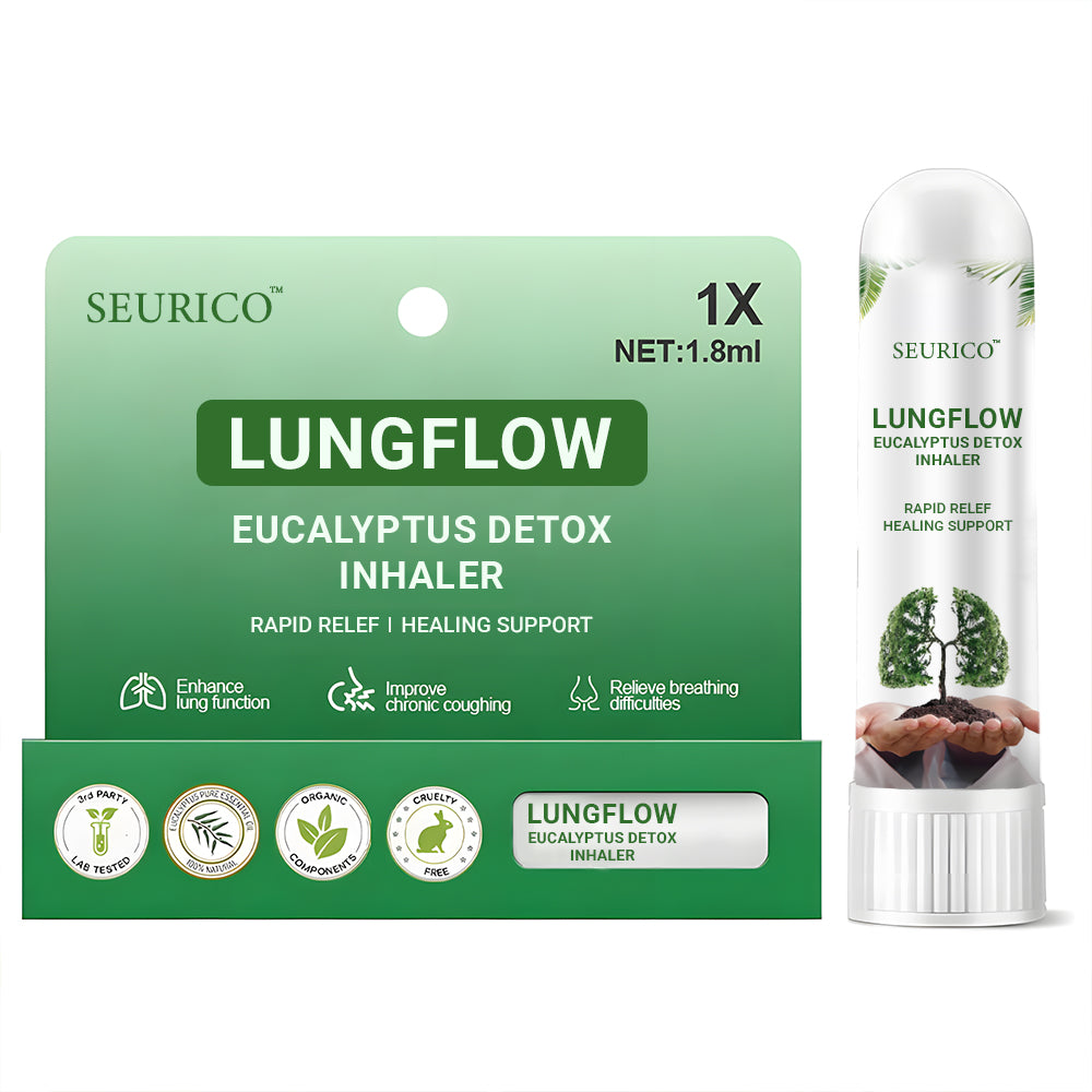 Seurico™ LungFlow Eucalyptus Detox Inhaler
