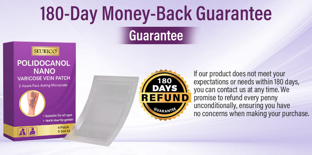 Seurico™ Polidocanol Nano Varicose Vein Relief Patch 👩🏼⚕️ Clinically Recommended by NICE (National Institute for Health and Care Excellence)