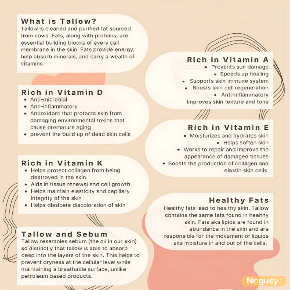 Negusy™ Whipped Beef Tallow & HoneyBalm