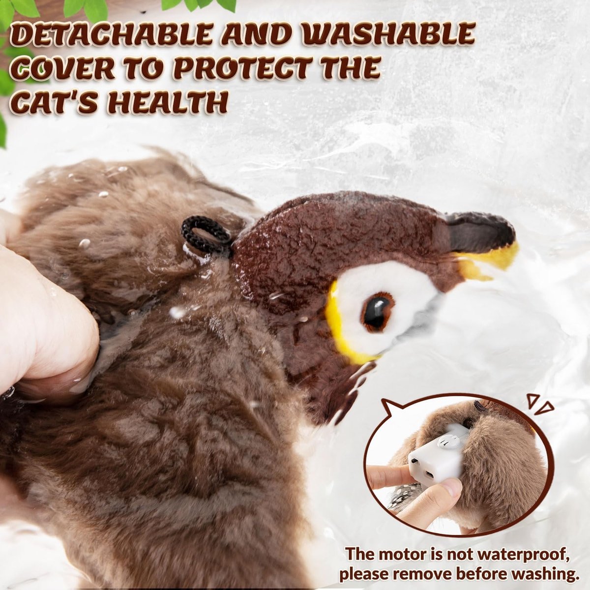 🔥Last Day 40% OFF - 🐾Interactive Chirping Bird Pet Toy