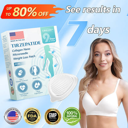 ✅ Best Seller-LBMLBM® 𝐓𝐢𝐫𝐳𝐞𝐩𝐚𝐭𝐢𝐝𝐞 & 𝐂𝐨𝐥𝐥𝐚𝐠𝐞𝐧 𝐍𝐚𝐧𝐨 𝐌𝐢𝐜𝐫𝐨𝐧𝐞𝐞𝐝𝐥𝐞 𝐖𝐞𝐢𝐠𝐡𝐭 𝐋𝐨𝐬𝐬 𝐏𝐚𝐭𝐜𝐡丨Targets Obesity, Loose Skin, High Blood Pressure, Diabetes, Fatty Liver, Joint Pain, Brain Fog, Low Energy, Body Aches, and More