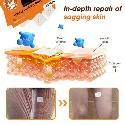 [7 Days to See Results] Negusy™ NAD+ Bee Venom Skin Patch – Ultimate Skin Rejuvenation & Energy Boost（Last Day Discount：70%）