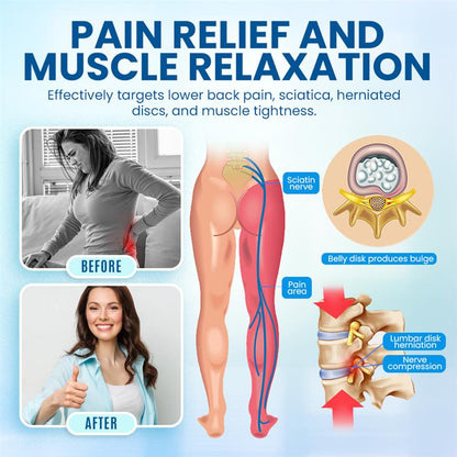 Back Stretcher for Lower Back Pain Relief - 4 Level Adjustable Lumbar Back Cracker Board