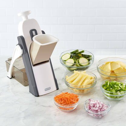 Five-in-one vegetable slicer, cut, slice, plan and chop, make it easy!