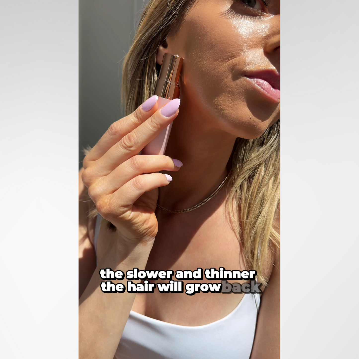 Facial Epilator for Easy, Pain-Free Removal of Fine Hair