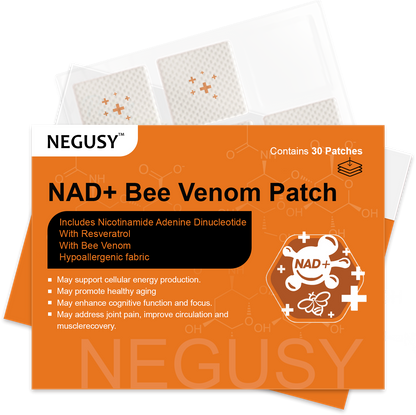 [7 Days to See Results] Negusy™ NAD+ Bee Venom Skin Patch – Ultimate Skin Rejuvenation & Energy Boost（Last Day Discount：70%）