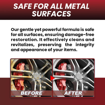 🔥 Seurico™ Immediate Brilliance Metal Cleaner and Rust Eliminator ✨ (For tools, fences, doors, vehicles, kitchenware, and more)