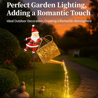 🎅 Santa's Magical Solar Watering Can Light ✨