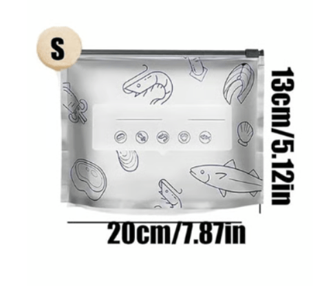 ✨ Reusable Aluminum Foil Sealable Food Storage Bags | Lock in Freshness, Prevent Leaks & Organize Your Kitchen ♻️🔒