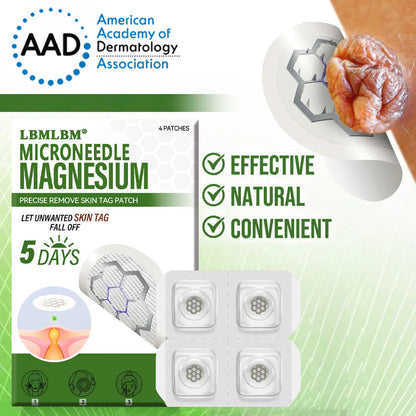 🔥Final 3 Hours: 80% OFF - LBMLBM® Magnesium MicroNeedle Precise Remove Skin Tag Patches