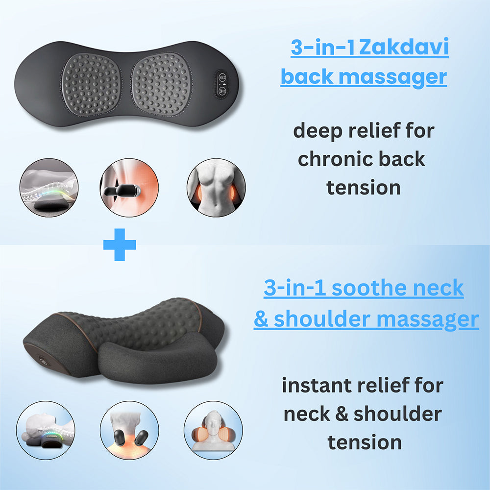 Zakdavi™ 3-in-1 back massager