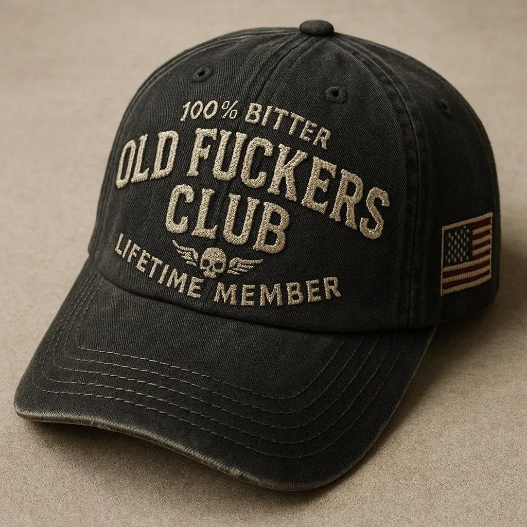 🧢 Old Fuckers Club — Vintage Cotton Dad Hat