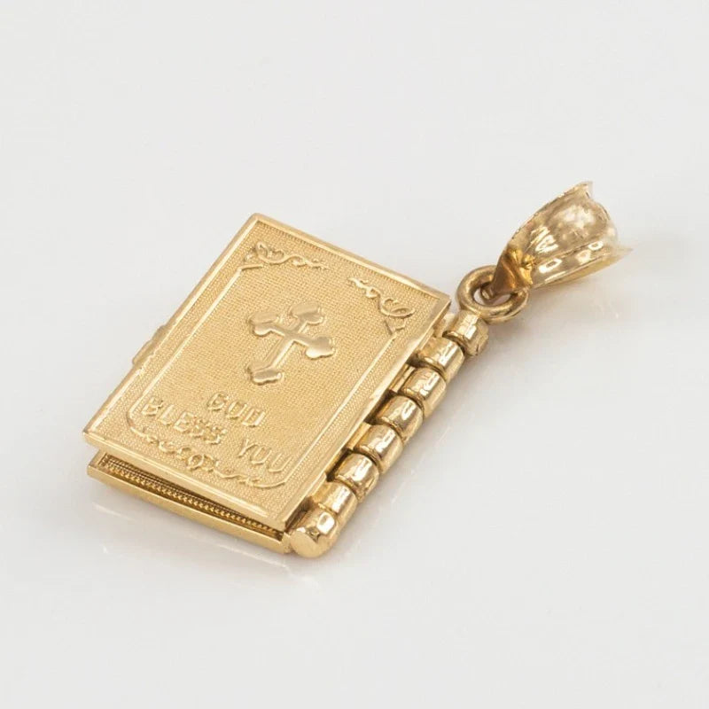 Holy Bible Pendant Necklace