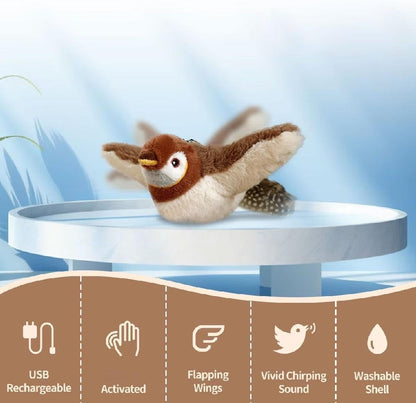 🔥Last Day 40% OFF - 🐾Interactive Chirping Bird Pet Toy