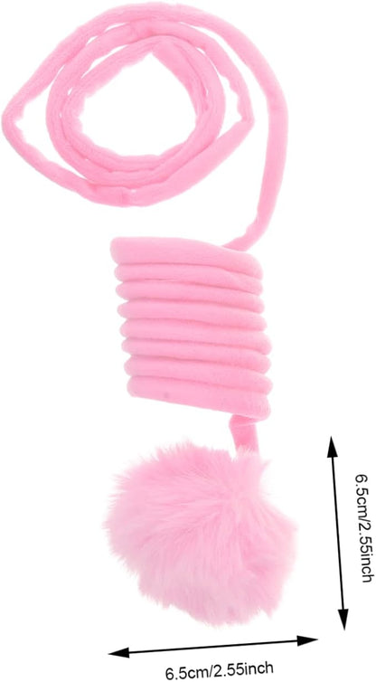 🐾 Hanging Cat Teaser Stick – Interactive Plush Toy & Scratcher for Happy, Active Indoor Cats!