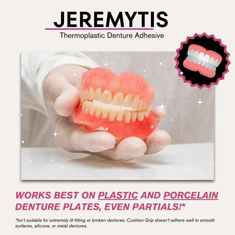 ⏰[Official Brand Store 24-Hours Promotion Buy 1 Get 2 Free] JEREMYTIS™ Thermoplastic Denture Adhesive
