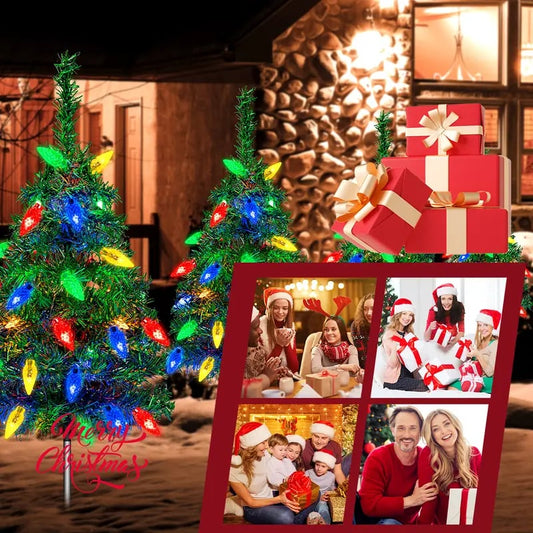 🎄 Christmas Flash Deal 🎁 | 4-in-1 Aurora Haven Solar-Powered Christmas Tree ✨ – Festive Glow, Energy-Saving, Waterproof & Easy Setup