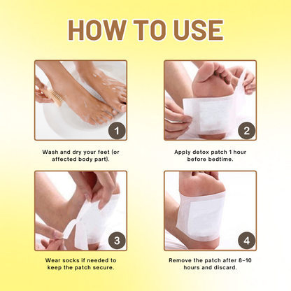 Seurico™ Anti-Swelling Ginger Detoxing Patch