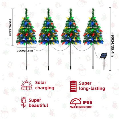 🎄 Christmas Flash Deal 🎁 | 4-in-1 Aurora Haven Solar-Powered Christmas Tree ✨ – Festive Glow, Energy-Saving, Waterproof & Easy Setup