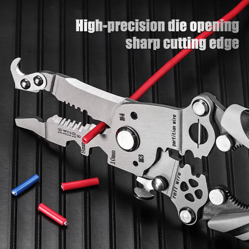 Multifunctional Folding Wire Stripper-Professional Electrician Tool