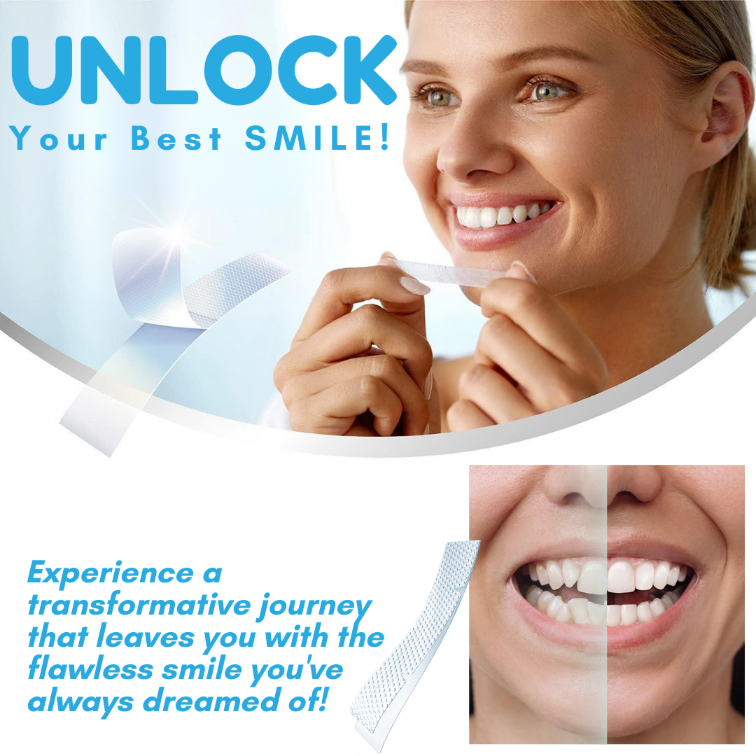 Zakdavi™ Whitening & Aligning Strips – Achieve a Perfect Smile in Less Than a Month, No Braces Needed!
