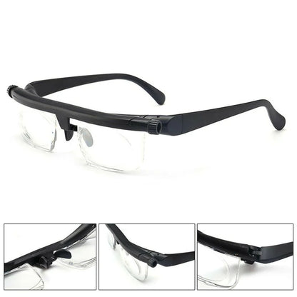 Dial Adjustable Focus Glasses – -6.0 to +3.0 Diopter Range