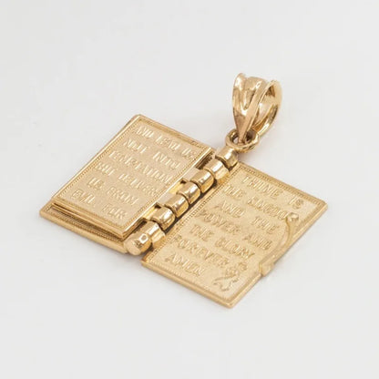 Holy Bible Pendant Necklace