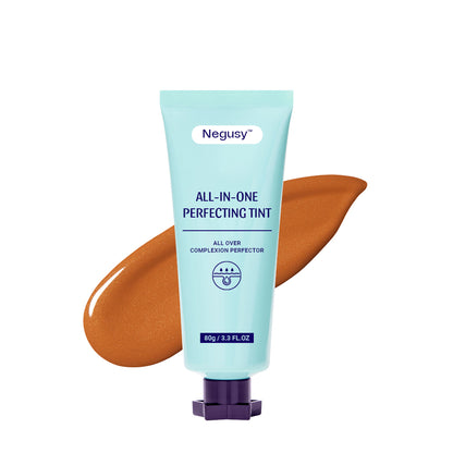 Negusy™ All-in-One Perfecting Tint | Foundation + Concealer + Self-Tanner in One — Your All-Over Complexion in a Single Bottle!