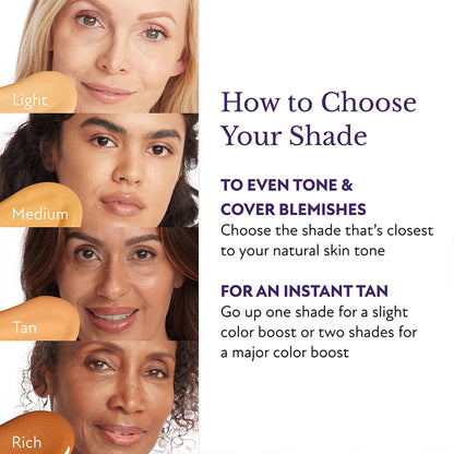 Negusy™ All-in-One Perfecting Tint | Foundation + Concealer + Self-Tanner in One — Your All-Over Complexion in a Single Bottle!