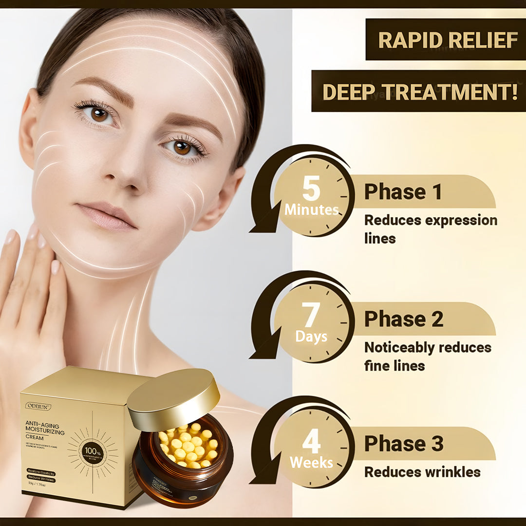✅ Official Store | ODEIUN™ Anti-Aging Moisturizing Cream 💧 Hyaluronic Acid + Retinol + Collagen – Youthful Glow for Face, Neck, Chest & Legs ✨ Day & Night Care