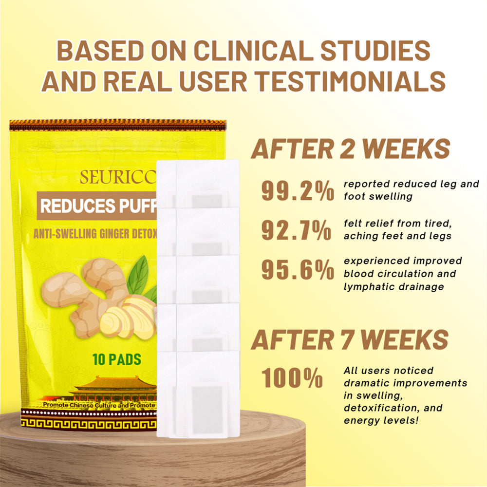 Seurico™ Anti-Swelling Ginger Detoxing Patch