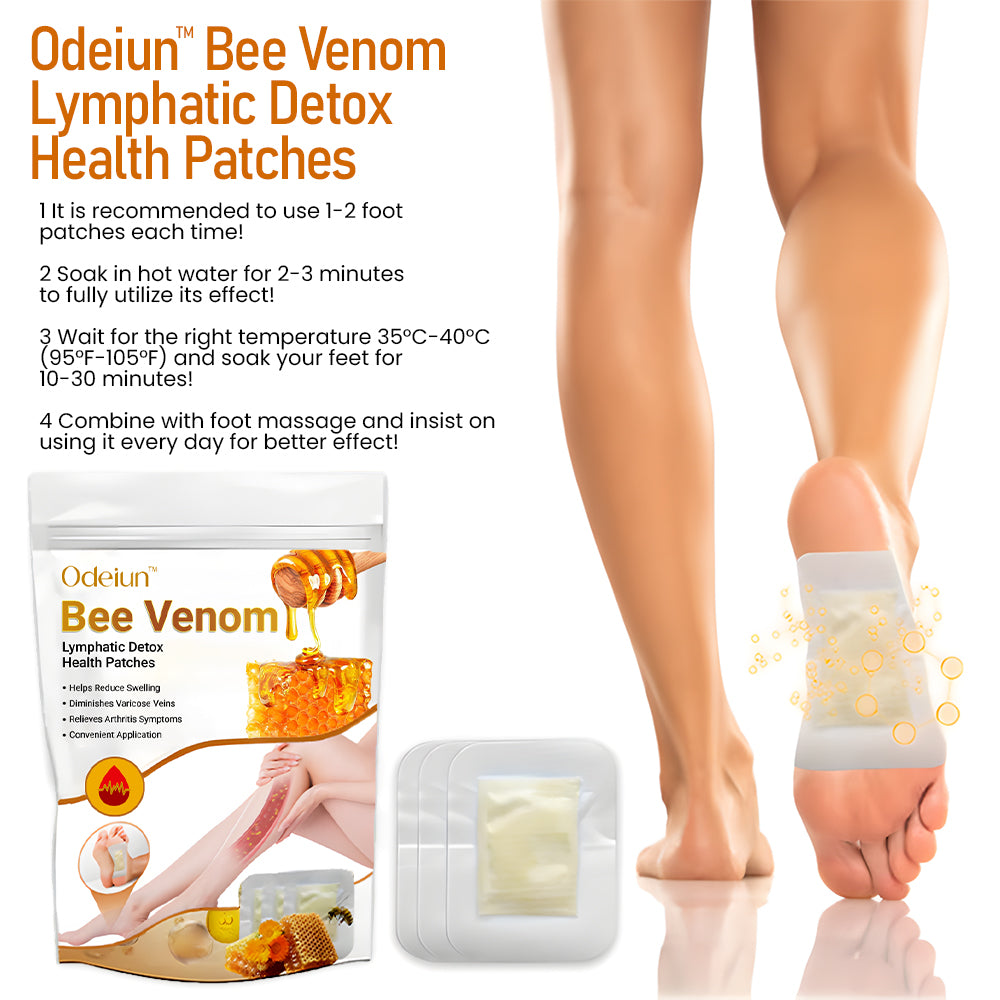Odeiun™  Bee Venom Lymphatic Detox Health Patches