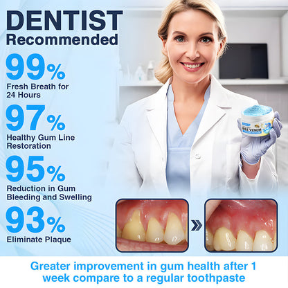Odeiun™ Bee Venom Gum Repair Powder 🐝 (ADA Approved) 🎁 Flash Sale – Restore Teeth & Gums Now!