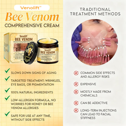 🔥Made and Shipped from USA ✨ Venolift™ Bee venom Comprehensive Cream 🔥 LAST DAY 80% OFF