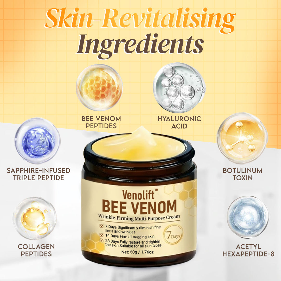 🔥Made and Shipped from USA ✨ Venolift™ Bee venom Comprehensive Cream 🔥 LAST DAY 80% OFF