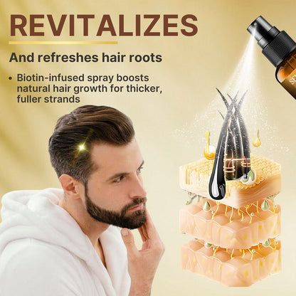 Seurico™ Biotin Hair Growth Essence Spray 🌱 – Nourish, Strengthen & Revitalize Thinning Hair for Fuller, Healthier Locks