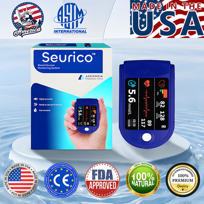 [99.9% Accuracy] Seurico™ Smart Non-Invasive Laser Blood Glucose Meter 🔬😊