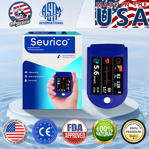 [99.9% Accuracy] Seurico™ Smart Non-Invasive Laser Blood Glucose Meter 🔬😊