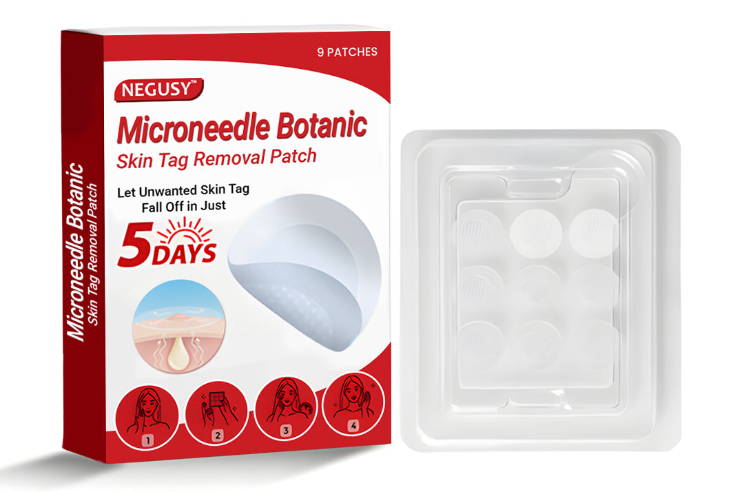 ✨Limited Time Discount🌿 Negusy™ MicroNeedle Skin Tag Remover Patch – Plant-Based & Painless