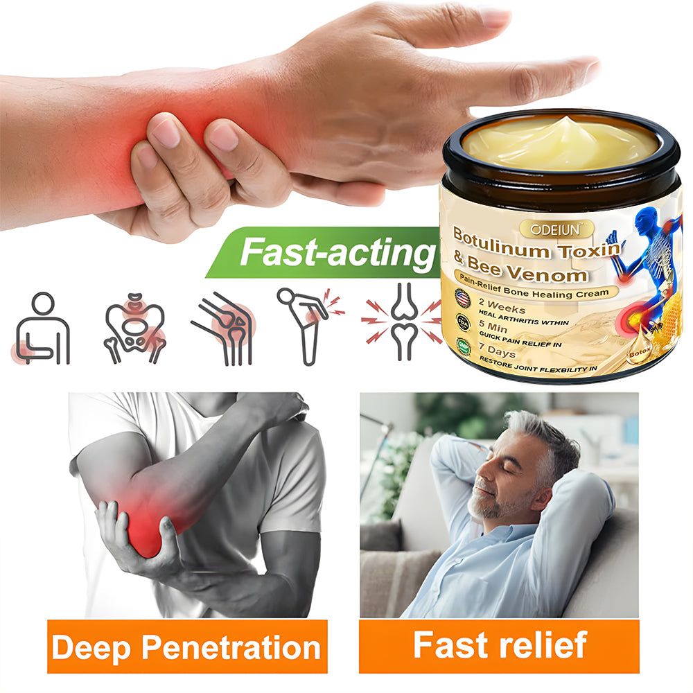 🎁Flash Sale - Odeiun™ Botulinum Toxin & Bee Venom Pain-Relief Bone Healing Cream