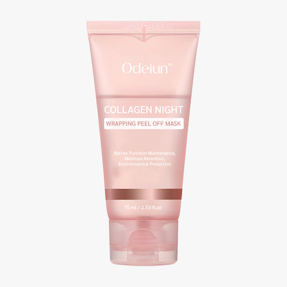 Odeiun™ Collagen Night Wrapping Peel Off Mask – Wake Up to Radiant, Youthful Skin