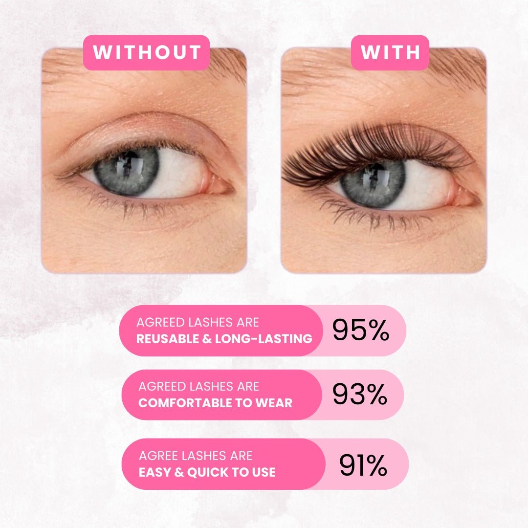 👁️REUSABLE MAGNETIC EYELASH SET💖