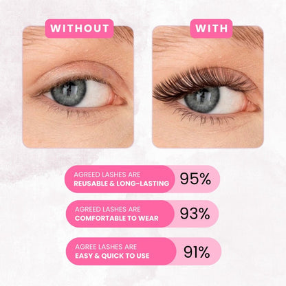 👁️REUSABLE MAGNETIC EYELASH SET💖