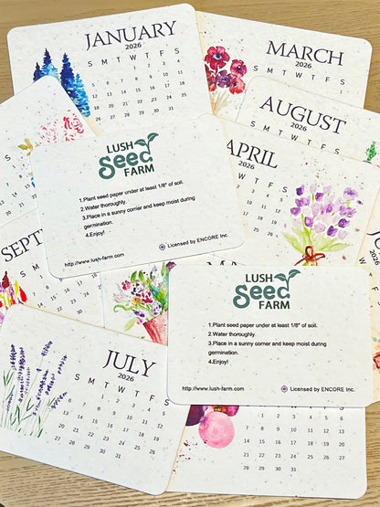 🎨🌱 The 2026 Blooming Calendar: A Garden in Every Page