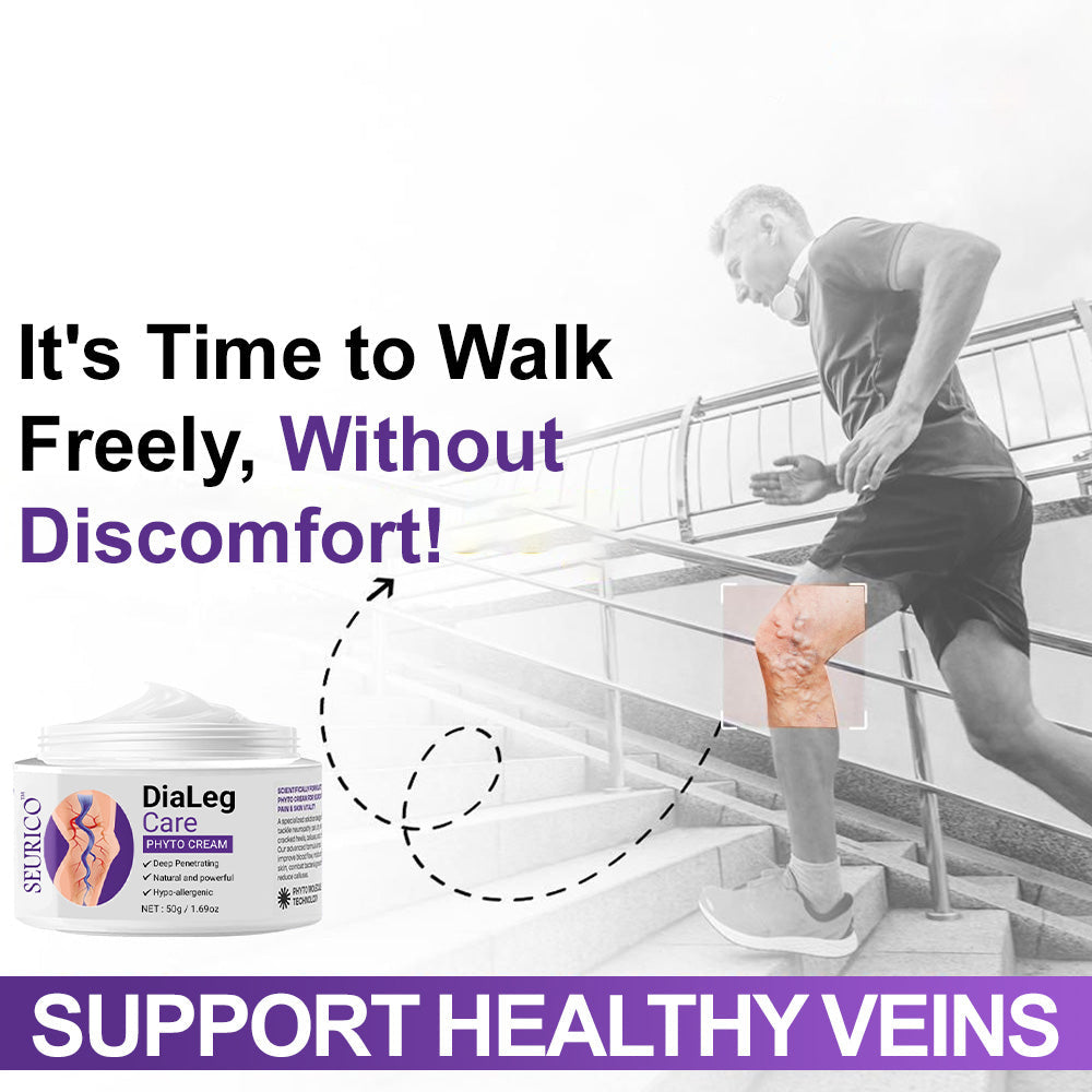 👨‍⚕️ Seurico™ 𝐃𝐢𝐚𝐋𝐞𝐠 𝐂𝐚𝐫𝐞 𝐏𝐡𝐲𝐭𝐨 𝐂𝐫𝐞𝐚𝐦 - Visible results in 2 days – Relieves swelling and pain