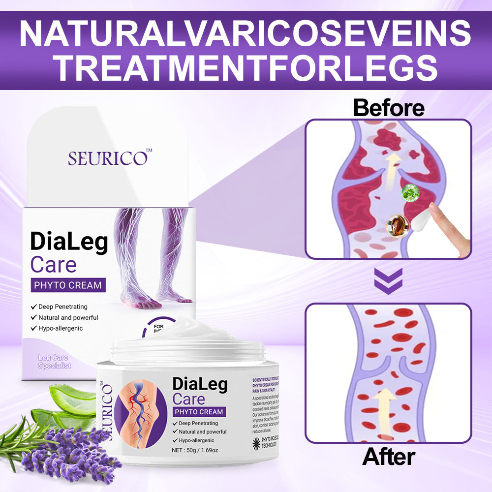 👨‍⚕️ Seurico™ 𝐃𝐢𝐚𝐋𝐞𝐠 𝐂𝐚𝐫𝐞 𝐏𝐡𝐲𝐭𝐨 𝐂𝐫𝐞𝐚𝐦 - Visible results in 2 days – Relieves swelling and pain