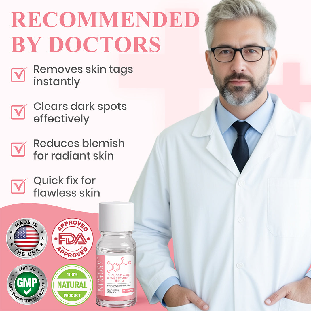 Negusy™ Dual Acid Wart & Mole Removal Serum